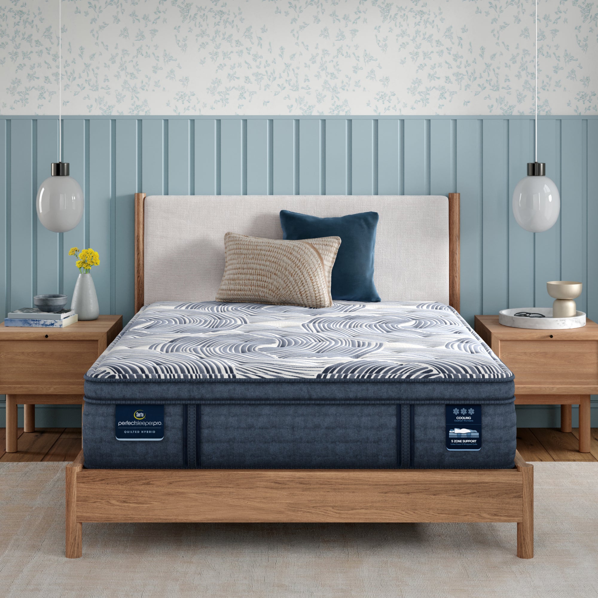 Perfect Sleeper Pro Edinburgh 15" Latex Hybrid Plush Pillow Top Mattress