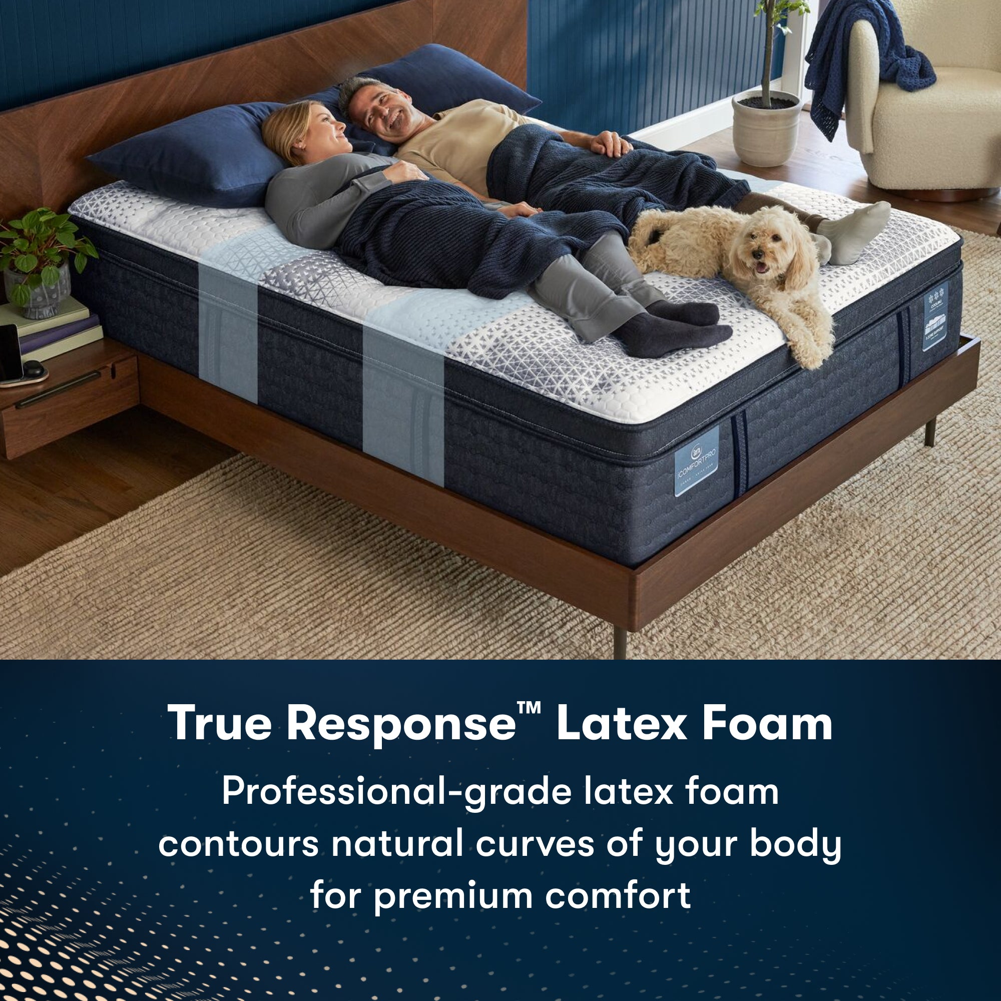 iComfortPro Kingston 14" Latex Foam Firm Mattress
