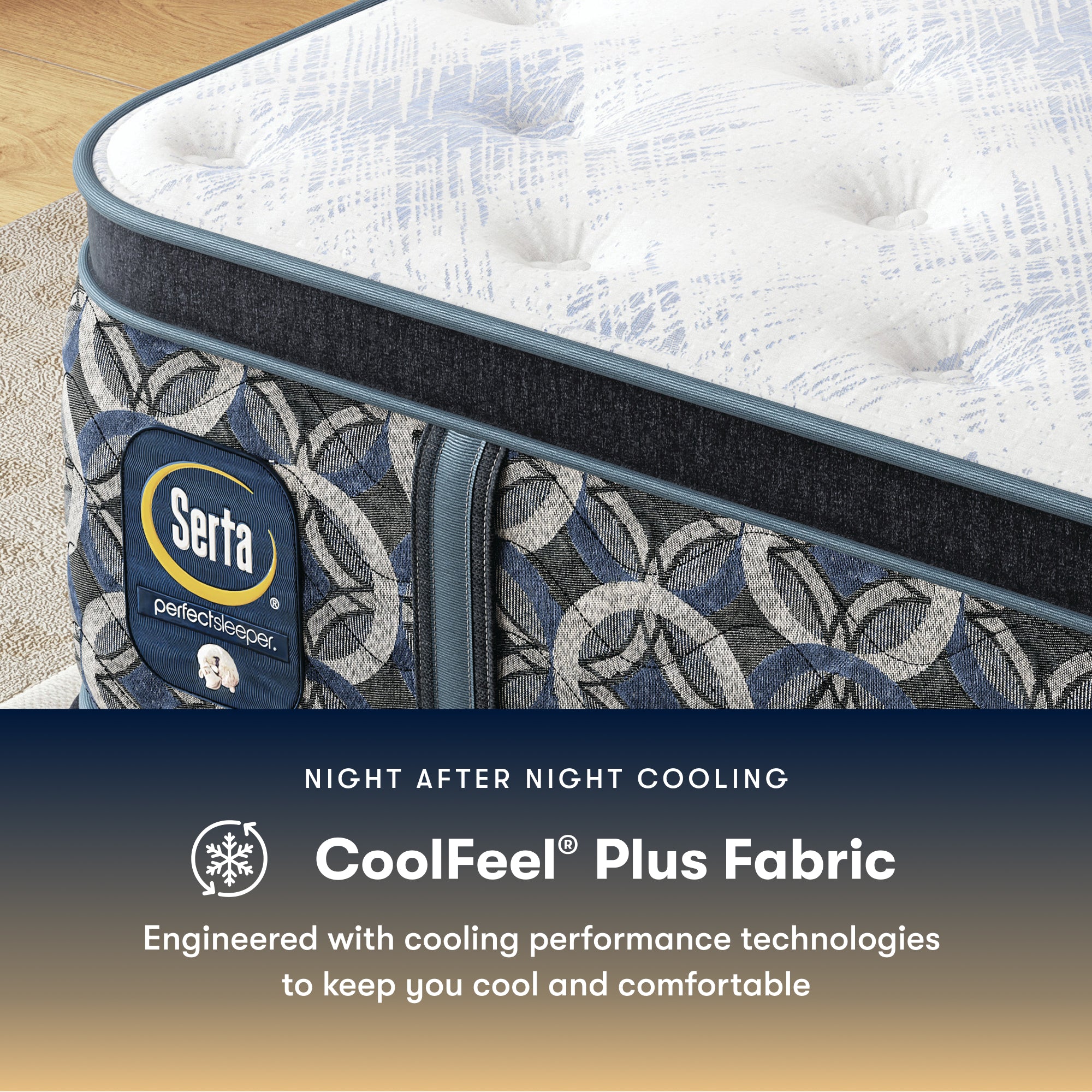 Perfect Sleeper Cascade Range 15" Plush Pillow Top Mattress