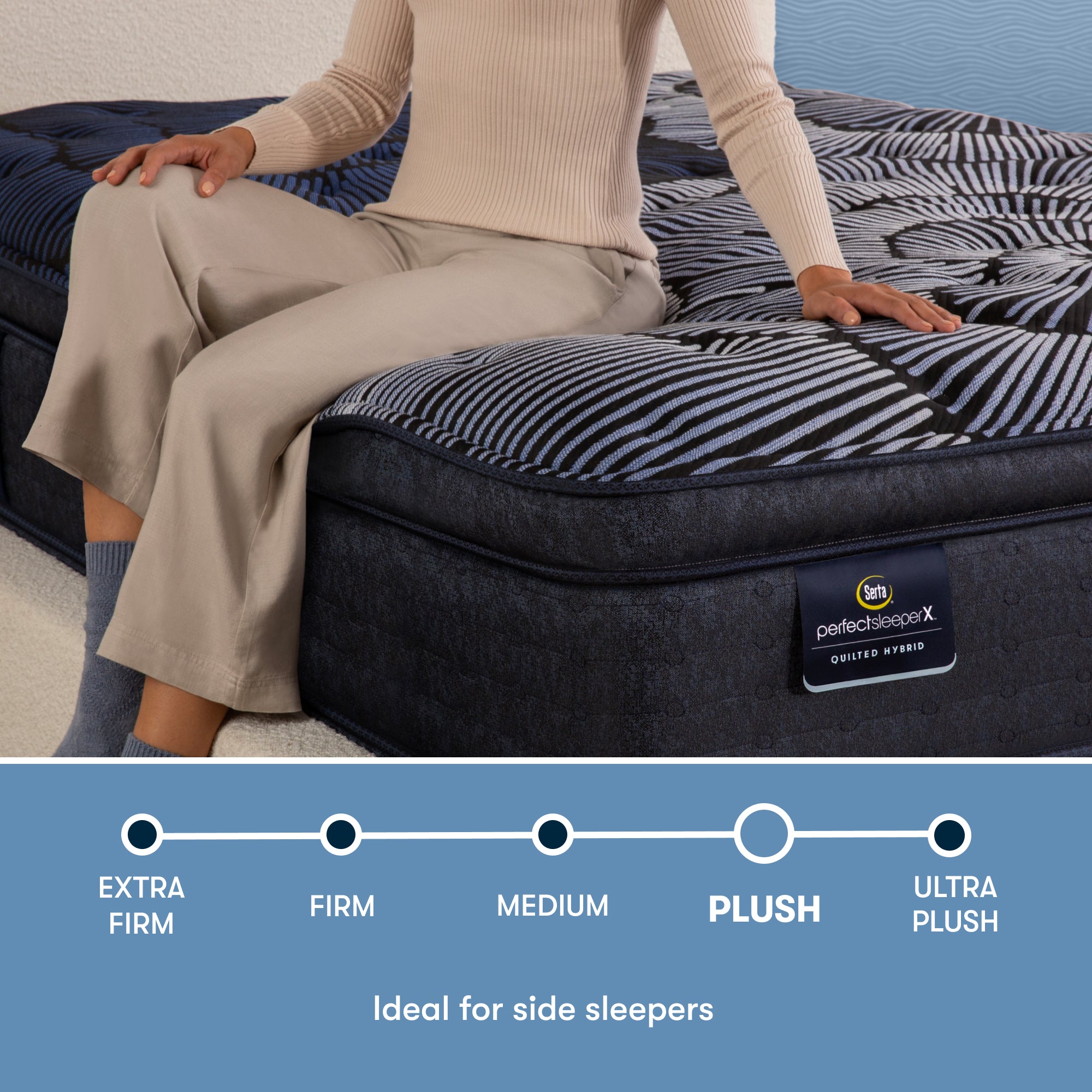 Perfect Sleeper X Max 15" Hybrid Plush Pillow Top Mattress