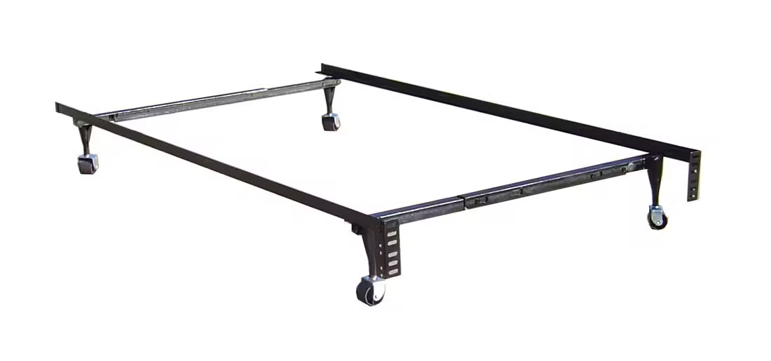 Metal Frame, 4 Legs with Wide Rollers