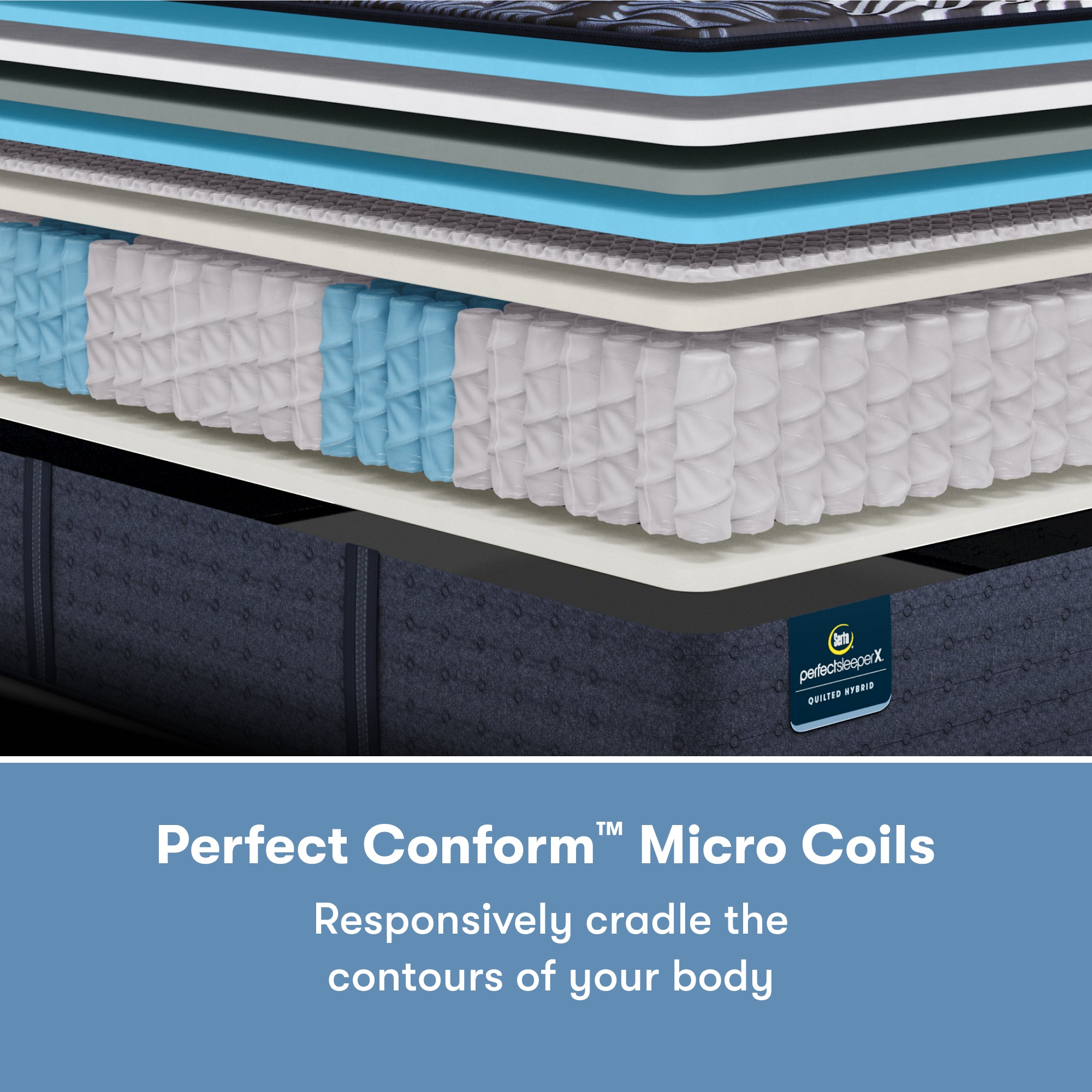Perfect Sleeper X Max 15" Hybrid Plush Pillow Top Mattress