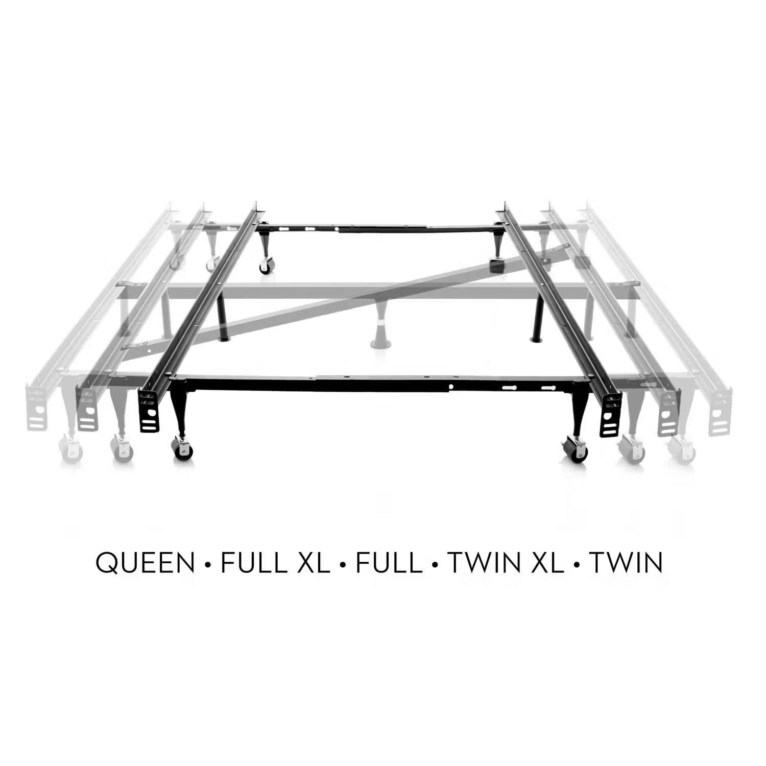 Adjustable Bed Frame - Wheels