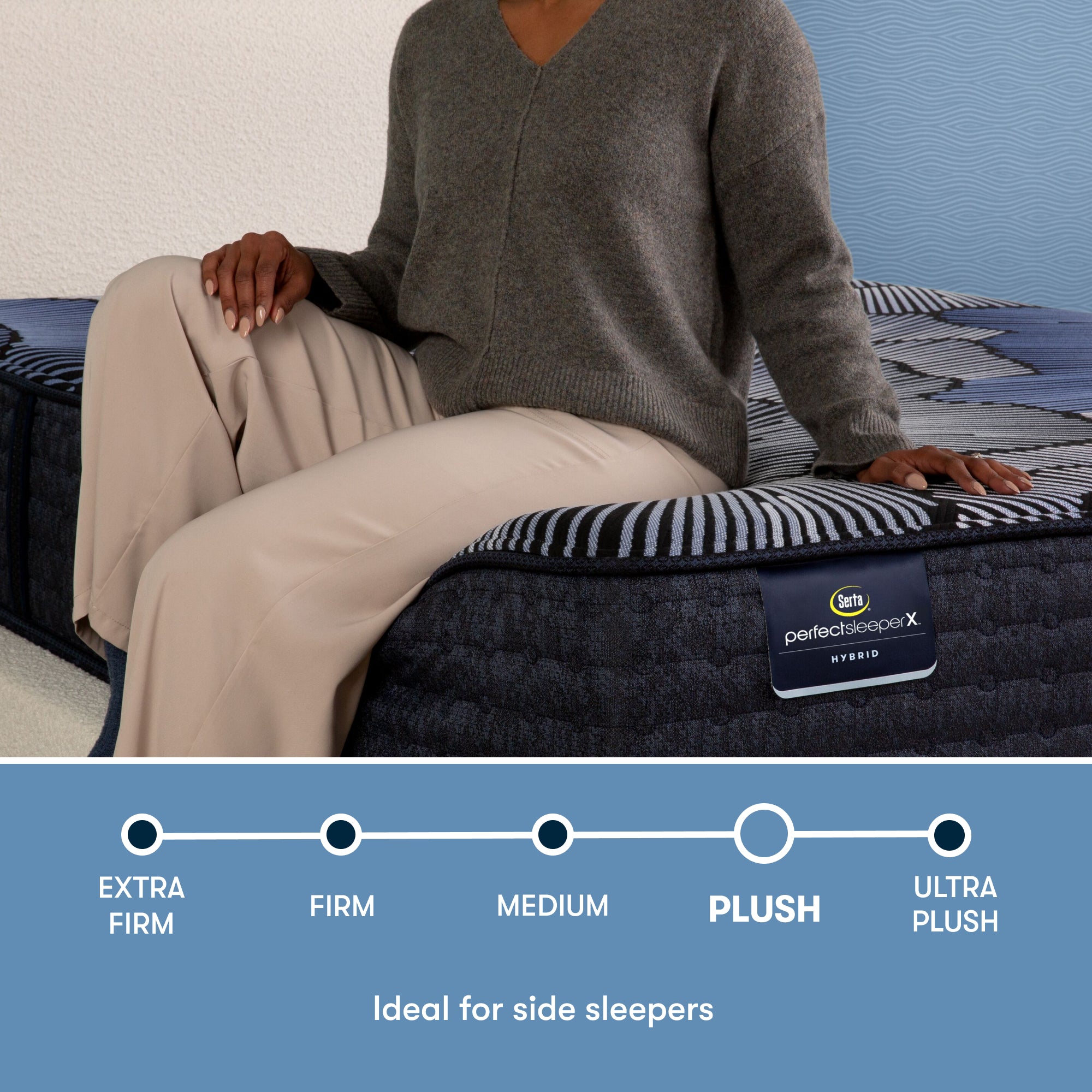 Perfect Sleeper X Prescott 14" Hybrid Plush Mattress