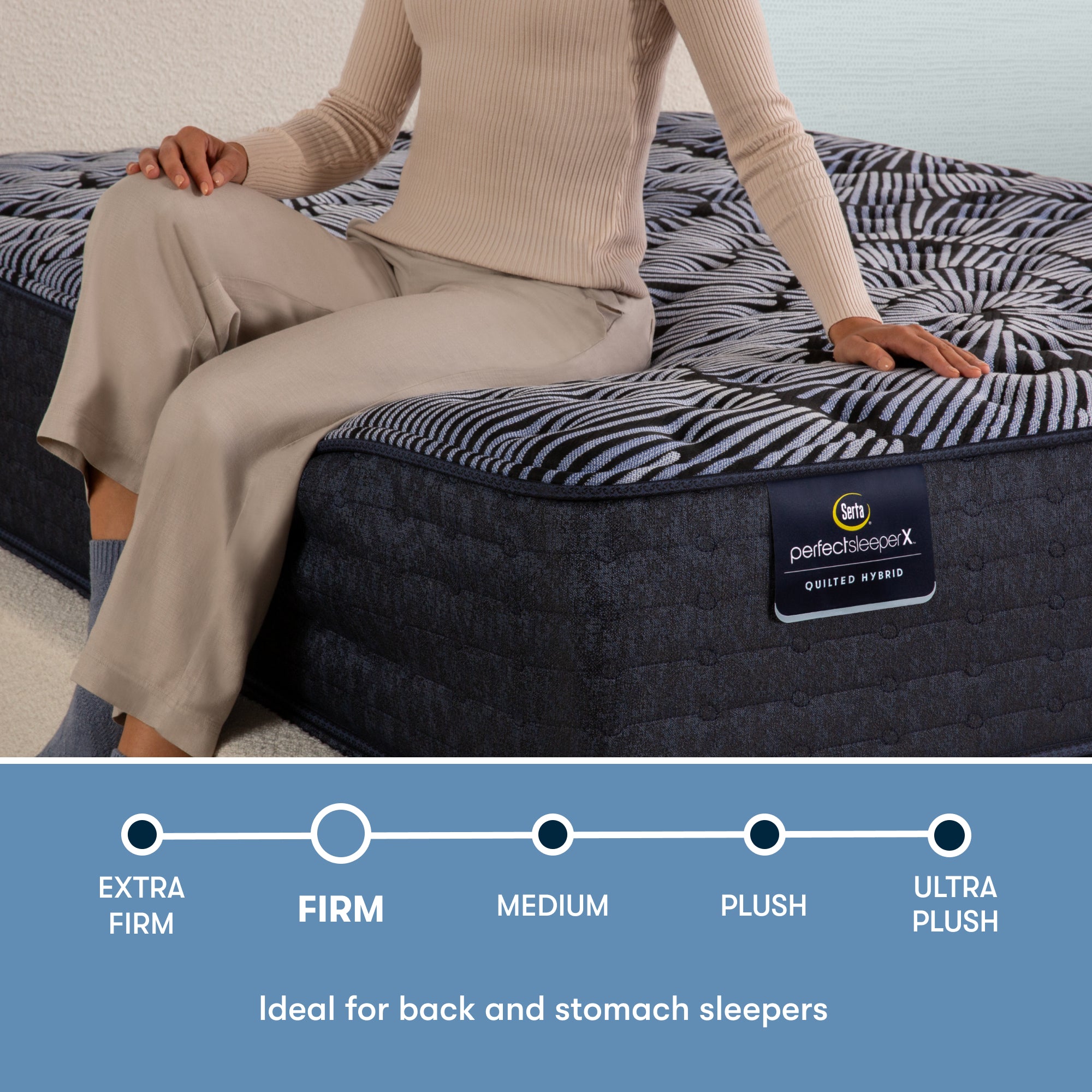 Perfect Sleeper X Knox 13.5" Hybrid Firm Mattress
