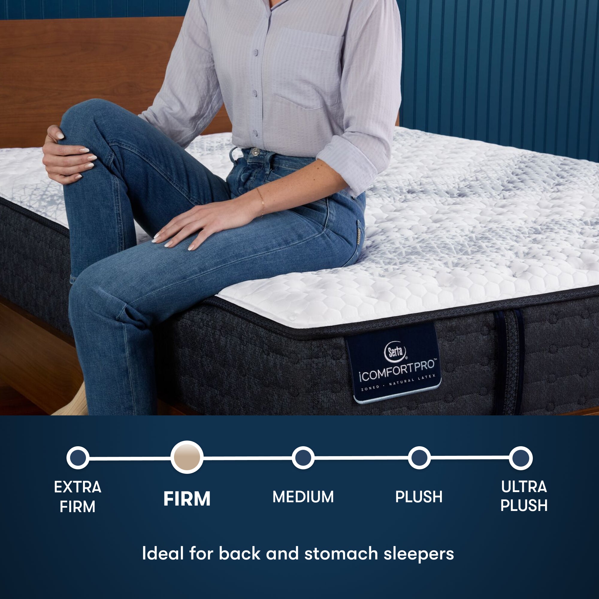 iComfortPro Ambrose 13" Latex Foam Firm Mattress