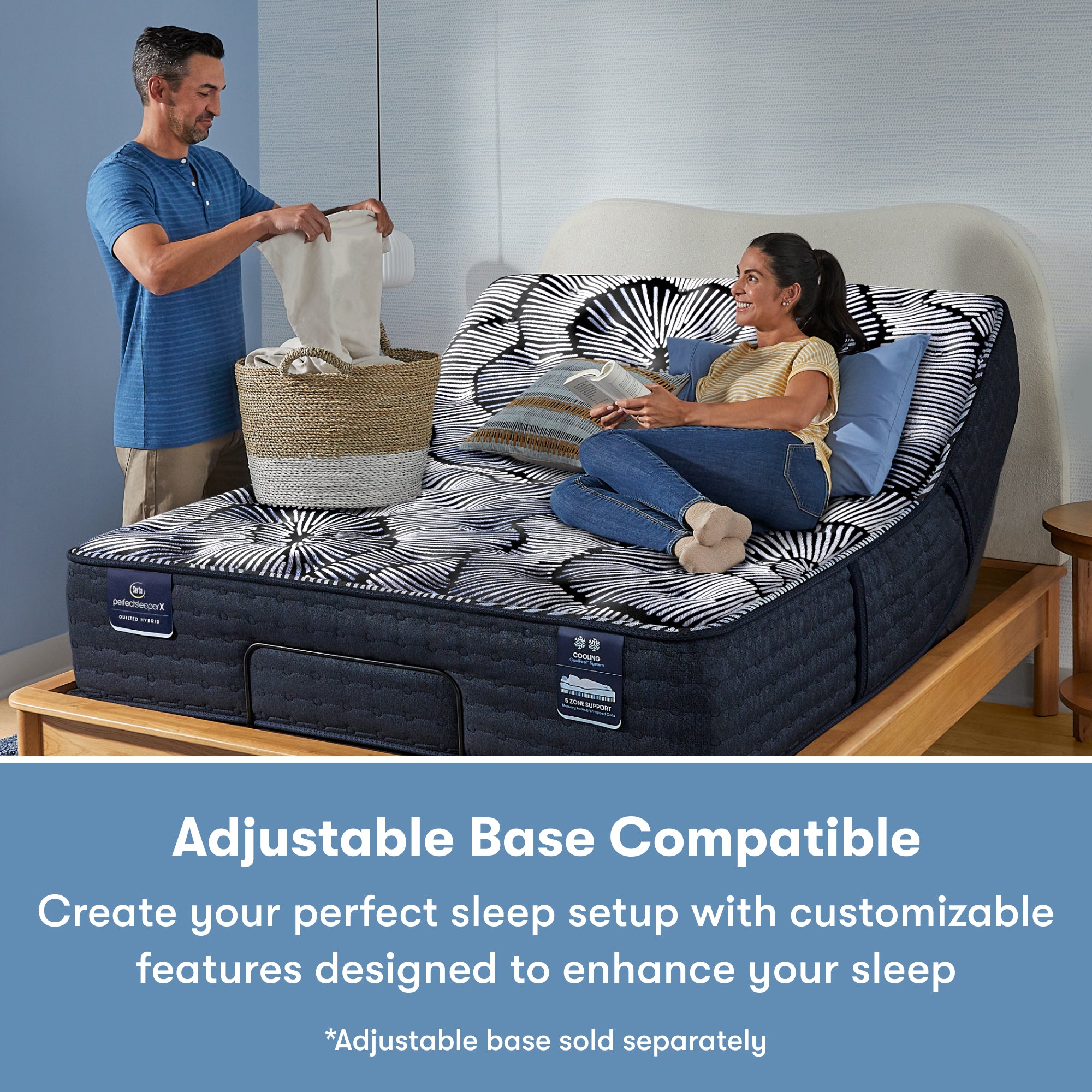 Perfect Sleeper X Excelled 14.25" Hybrid Plush Mattress