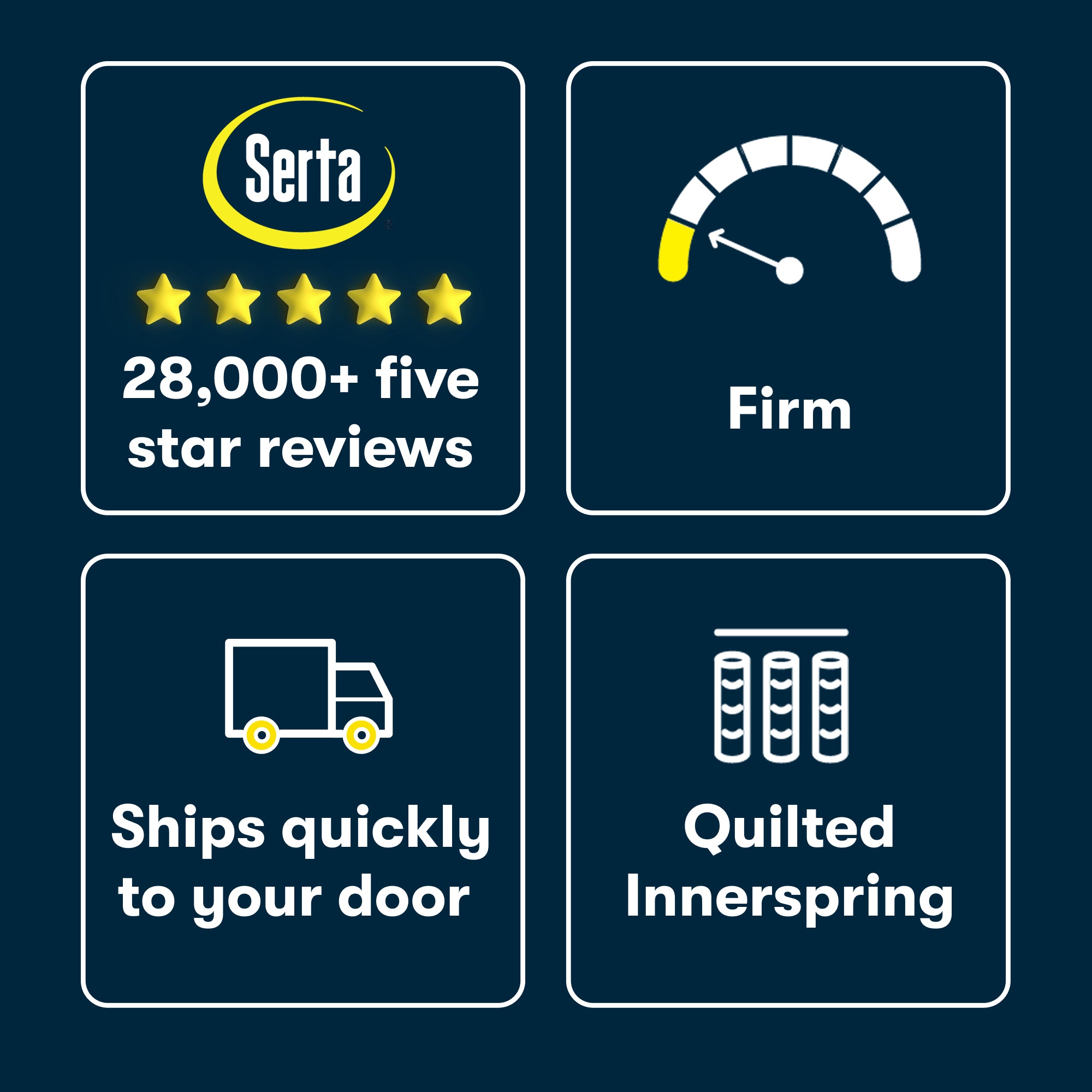 Serta Perfect Day 12" Firm Mattress in a Box