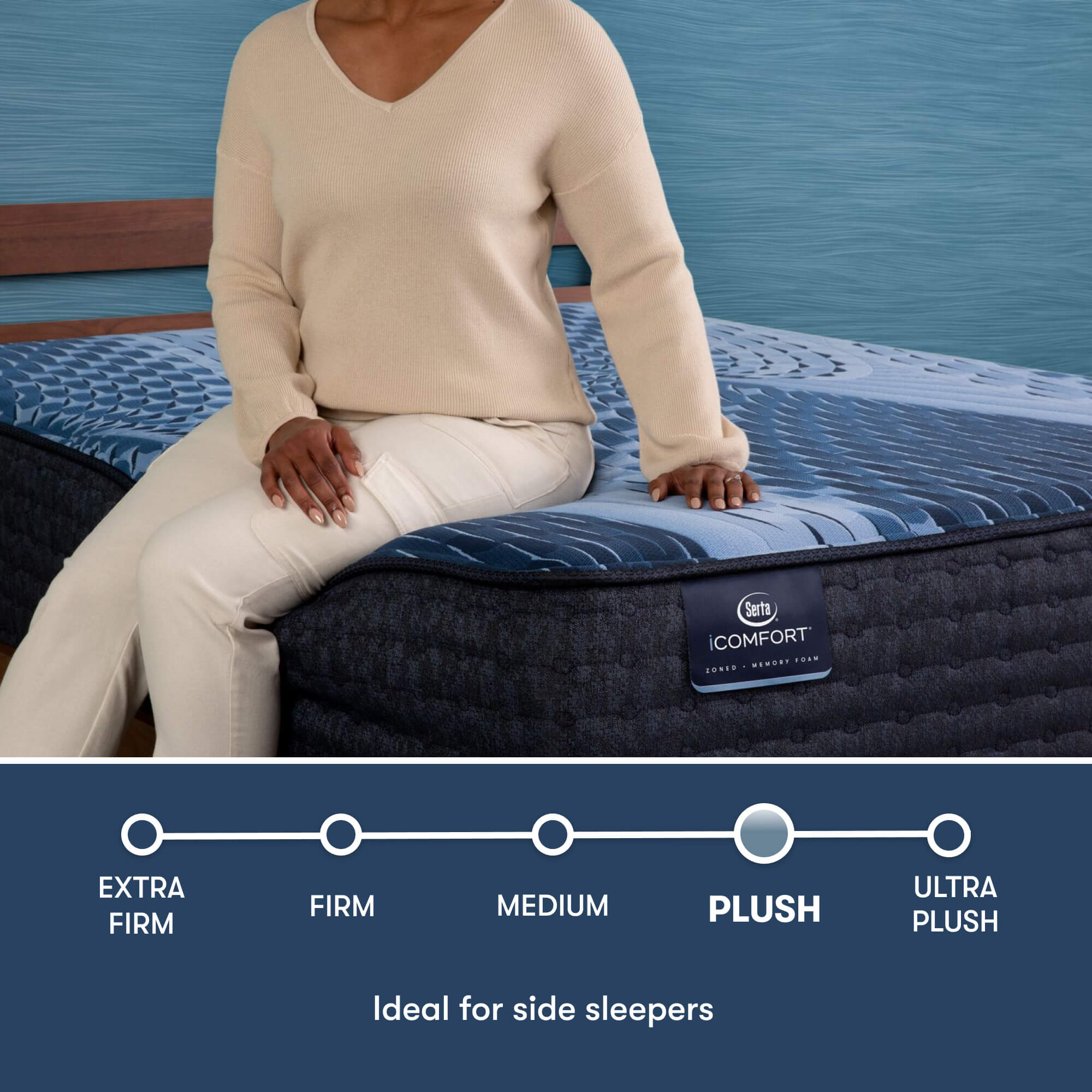 iComfort Aspire 14" Memory Foam Plush Mattress