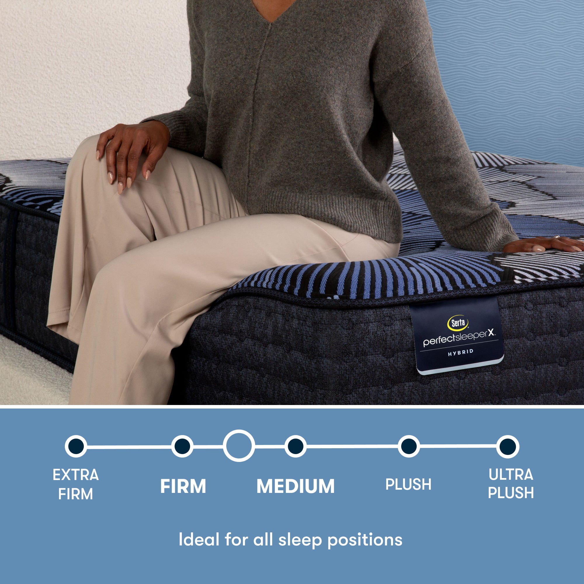 Perfect Sleeper X Prescott 14" Hybrid Medium Firm Mattress