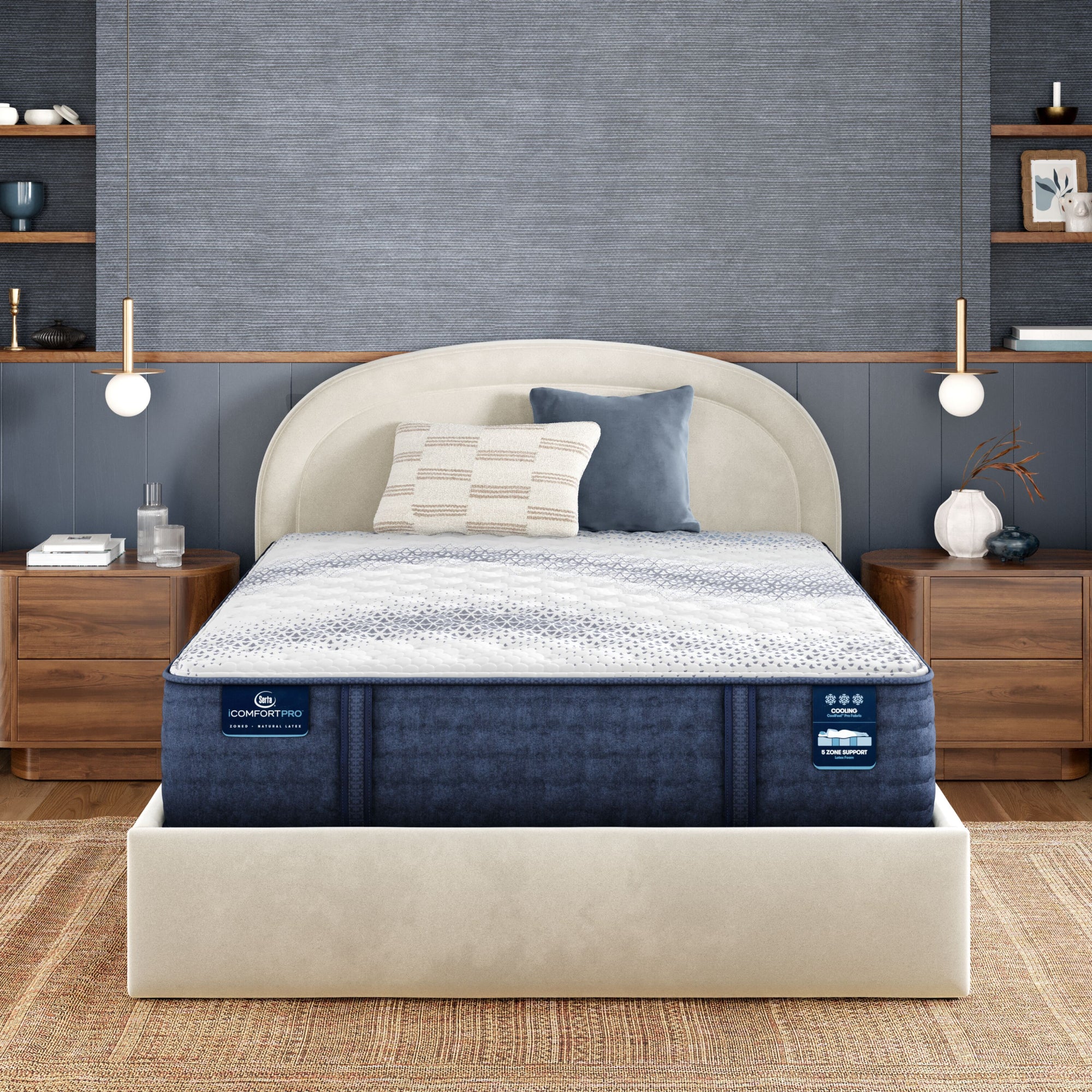 iComfortPro Kingston 14" Latex Foam Firm Mattress
