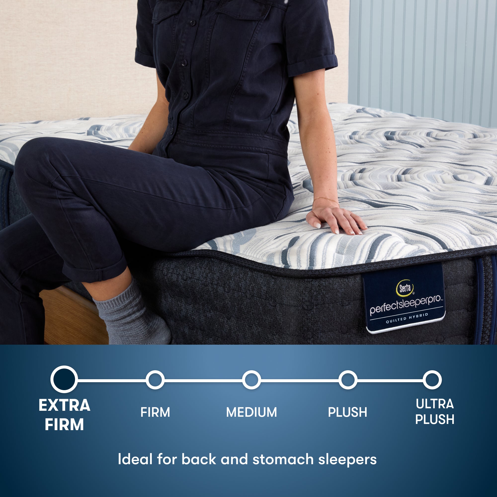 Perfect Sleeper Pro Hampton 12.5" Latex Hybrid Extra Firm Mattress