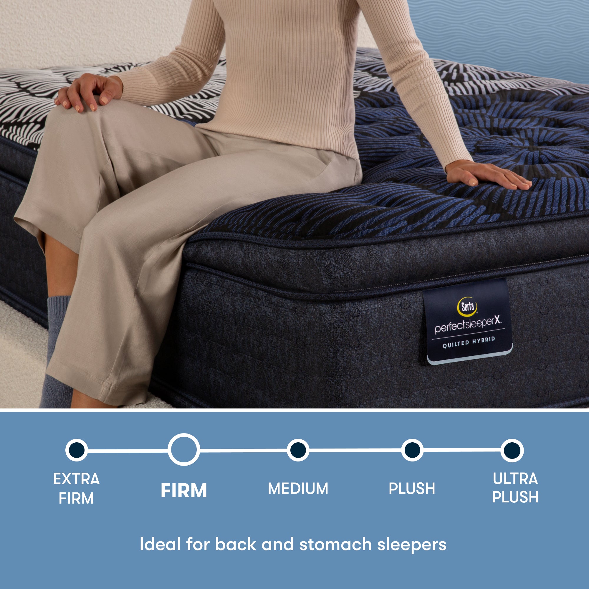 Perfect Sleeper X Max 15.25" Hybrid Firm Pillow Top Mattress