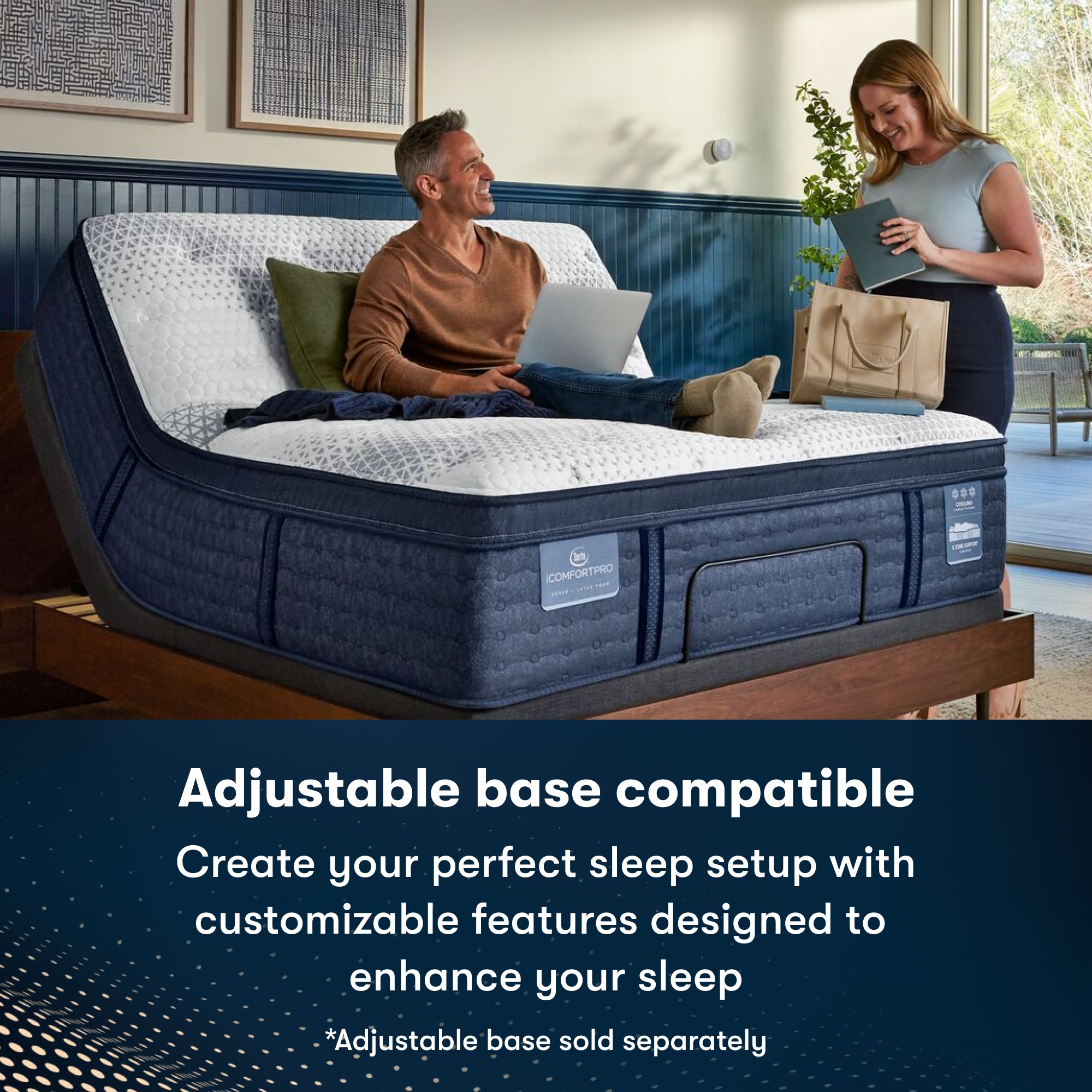 iComfortPro Kingston 14" Latex Foam Firm Mattress