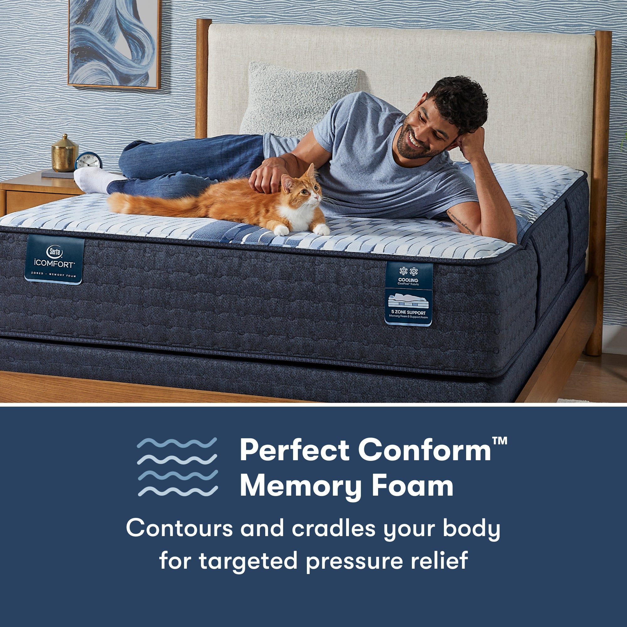 iComfort Iona 13" Memory Foam Medium Mattress