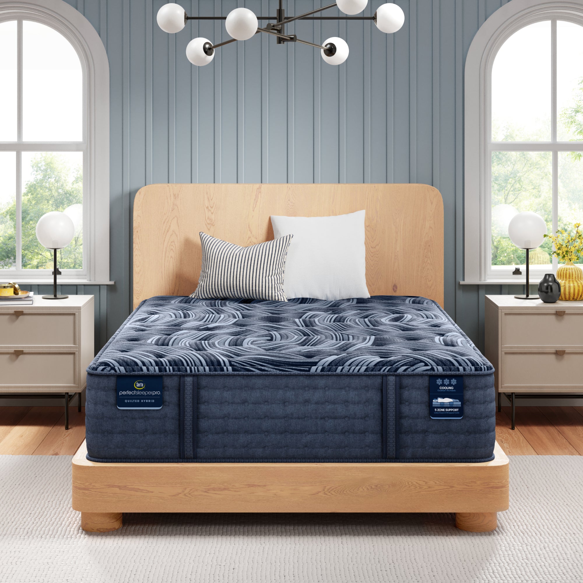 Perfect Sleeper Pro New Paris 15" Latex Hybrid Medium Mattress