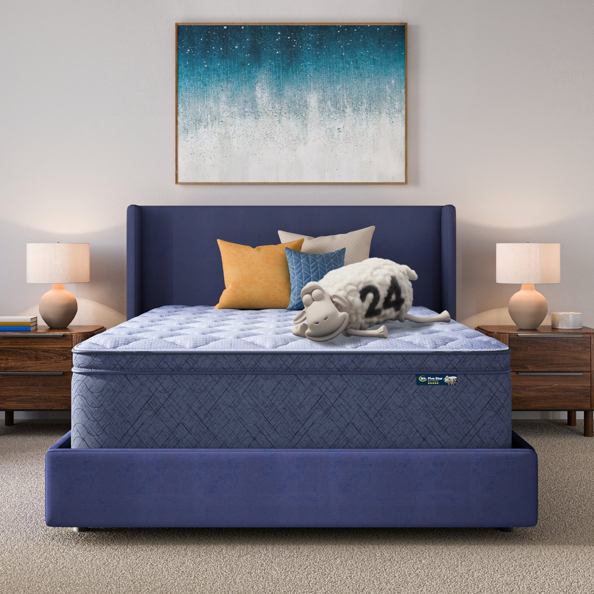 Serta Perfect Day 16" Plush Pillow Top Mattress in a Box
